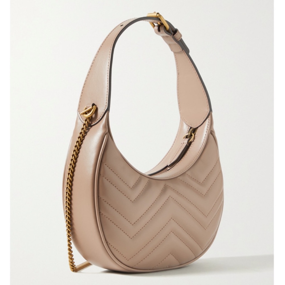 GUCCI Marmont mini quilted leather hobo shoulder bag crossbody bag - Picture 4 of 6